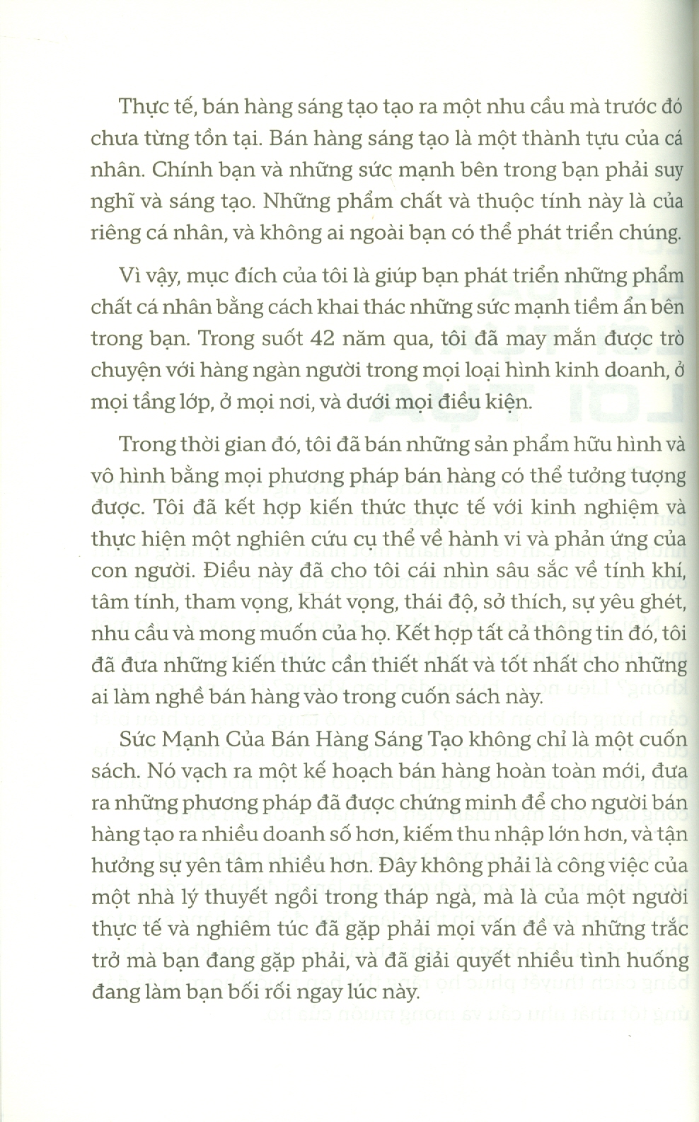 Sức Mạnh Của Bán Hàng Sáng Tạo