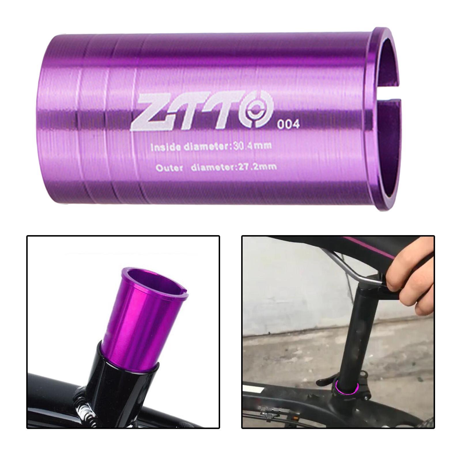 2x Seatpost Shim Seat Post Tube Sleeve Adapter 25.4mm 27.2mm 28.6mm 30.4mm 30.8mm 31.6mm 33.9mm 34.9mm for Mountain Bike,Road Bike,,BMX, Gear