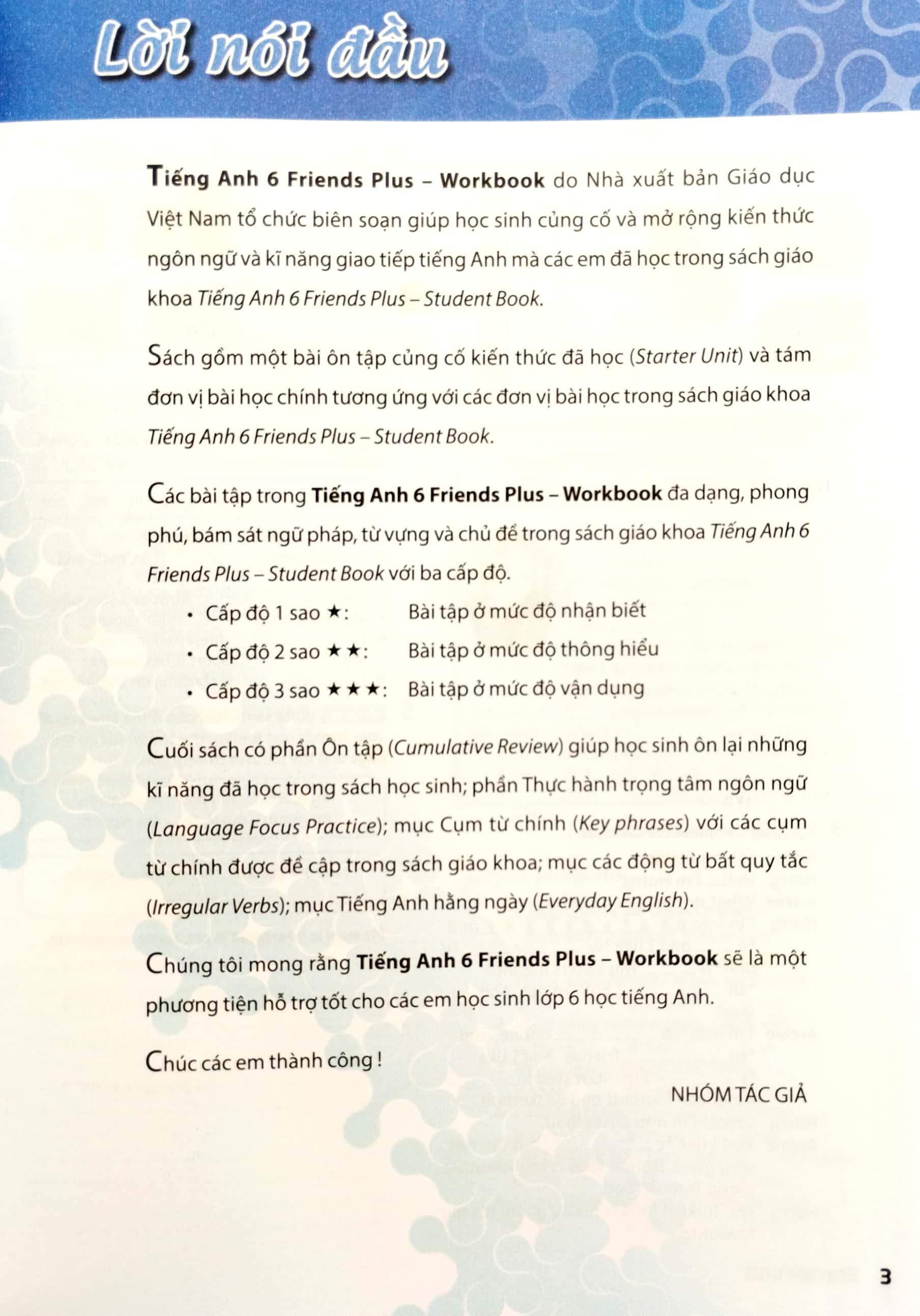 Tiếng Anh 6 - Friends Plus - Workbook (2023)