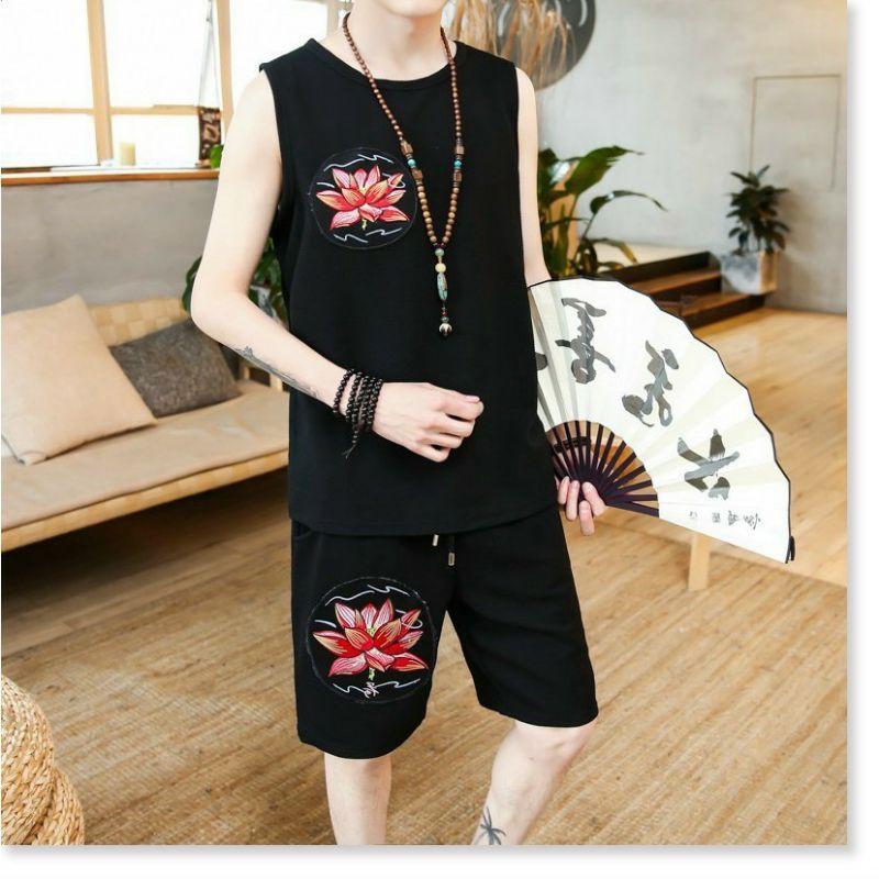 Đồ bộ mặc nhà dạo phố bông sen