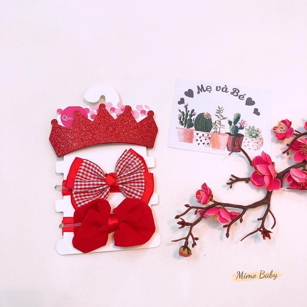 Set 3 băng đô cho bé - Voan 4 mẫu BD58 Mimo Baby
