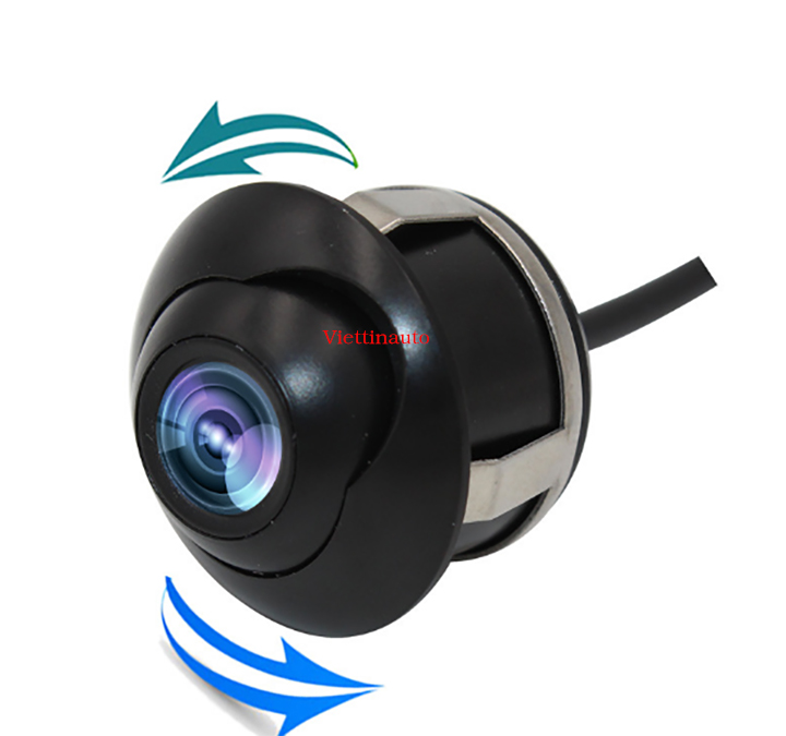 Camera cặp lề AHD  gắn gương trái hoặc phải Camera trước Ô tô Xoay 360 độ 22.5mm