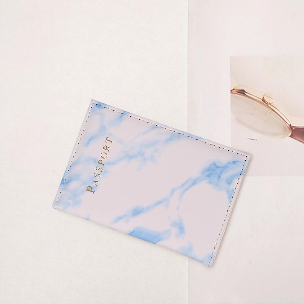 Travel Passports Holder Holder Case Blue