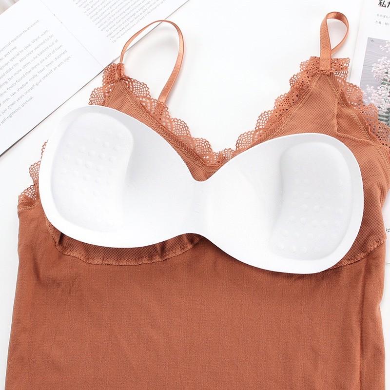 Áo lót 3 Lỗ 2 Dây. Áo Lót Bra Dài Thần Thánh Ôm Body