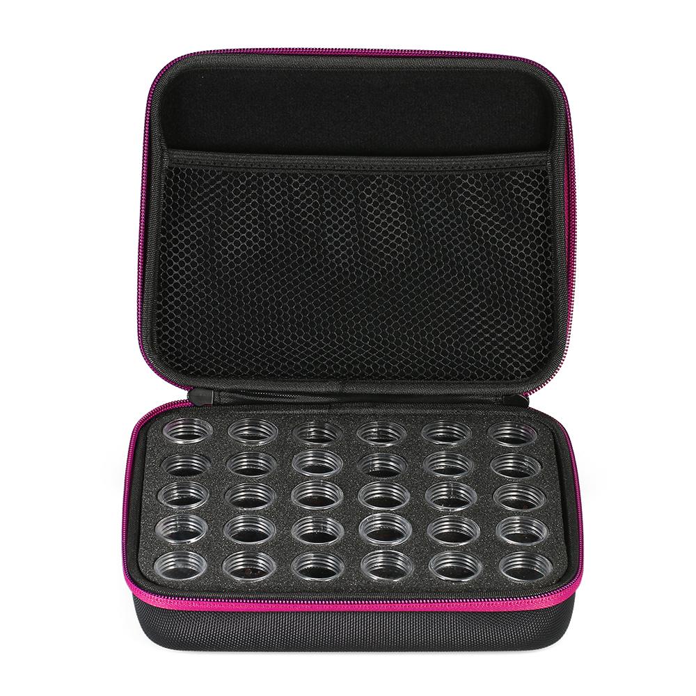 Hộp đựng kim cương giả làm tranh đính đá với 30 ngăn bằng nhựa,có đệm EVA, chống va đập và chống rơi