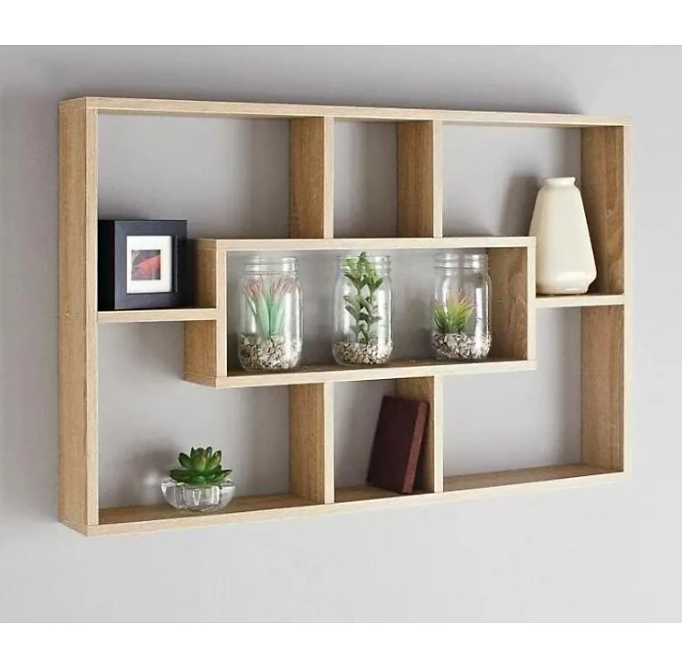 Kệ Gỗ Treo Tường Để Đồ Trang Trí Tundo CTKT525 KT 78 x 49 x 9cm