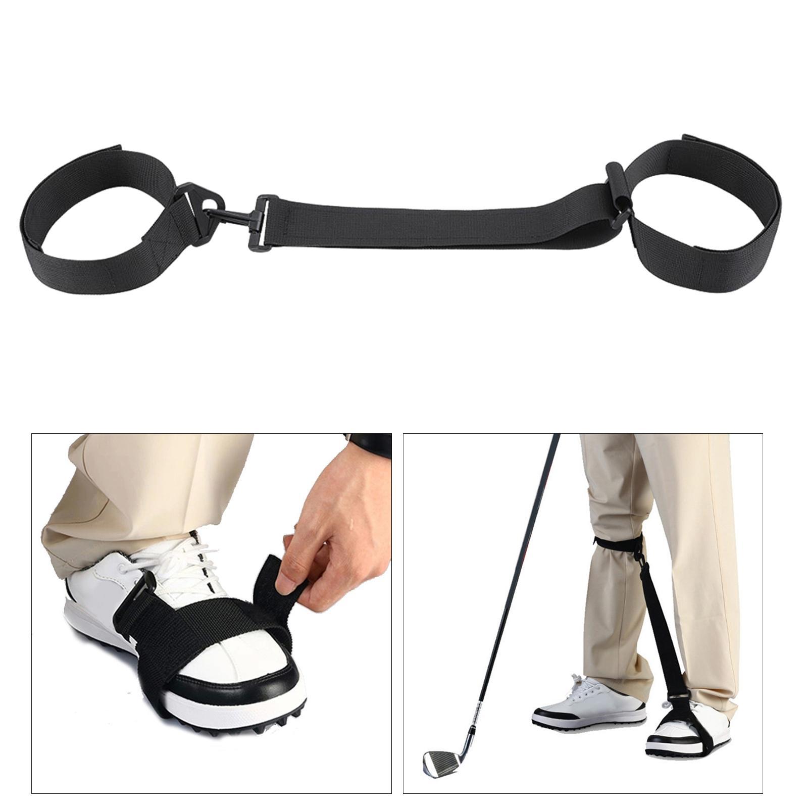 Golf Swing Trainer Golf Swing Training Aid Motion Posture Correction Leg Belt for Golf Beginner Swing Trainer Correcting Tools