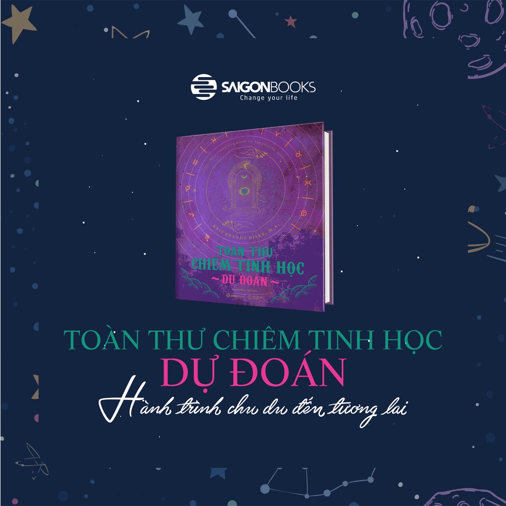 Sách - Toàn thư chiêm tinh học dự đoán - Tác giả Kris Brandt Riske, M.A SGB