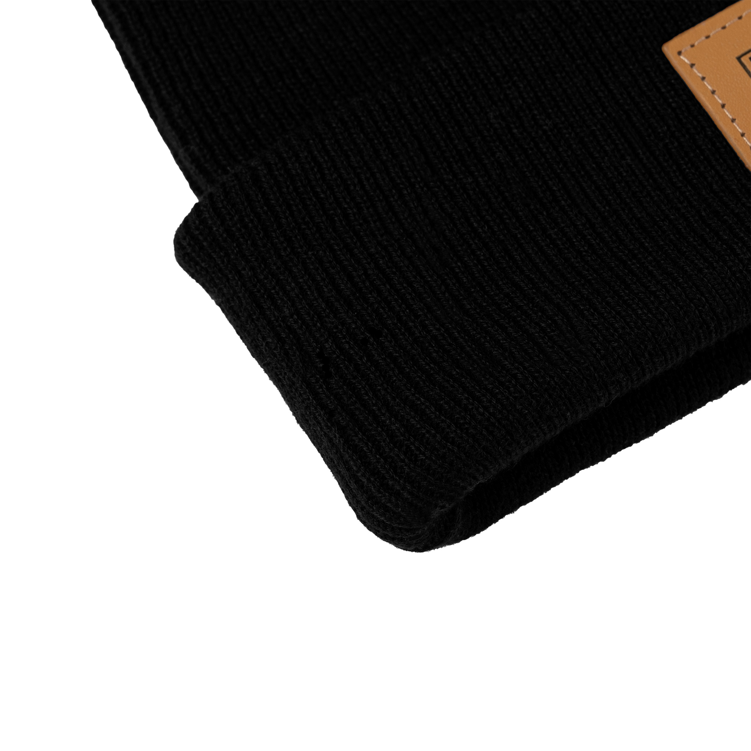 Nón DirtyCoins Leather Patch Beanie