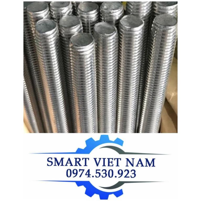 Thanh ren,ty ren inox M4,M5 Combo 10 thanh tiêu chuẩn 1m