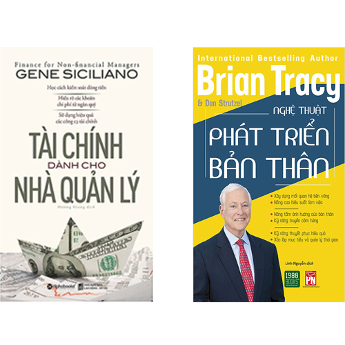 Combo 2 Cuốn Sách: Tài Chính Dành Cho Nhà Quản Lý + Nghệ Thuật Phát Triển Bản Thân