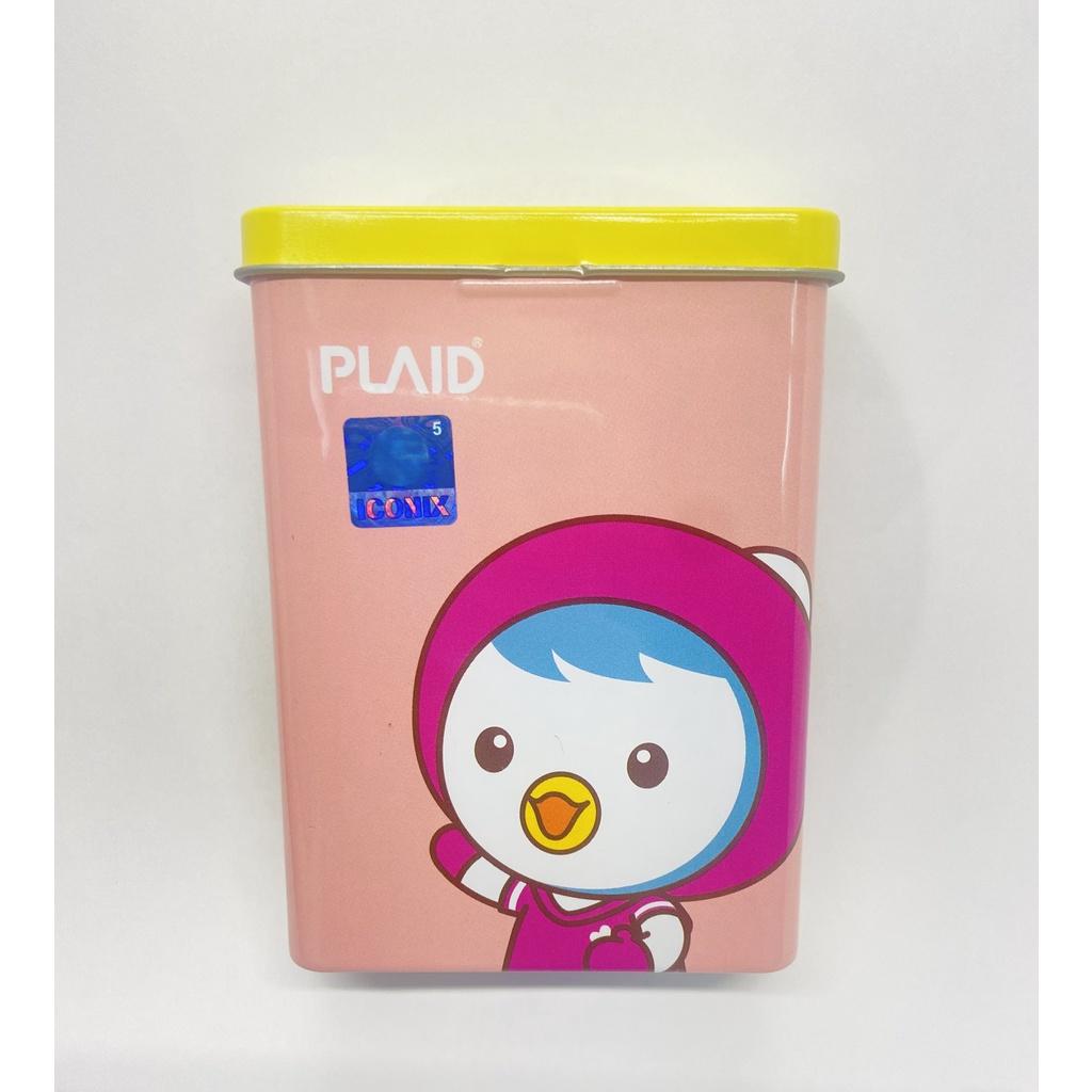 Băng keo cá nhân Pororo TINCASE màu vàng dễ thương cho da nhạy cảm (hộp thiếc 25 miếng) YOUNG CHEMICAL VINA