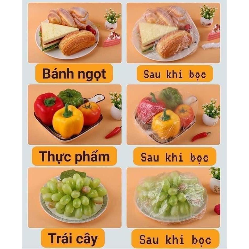 Màng bọc thực phẩm túi gấu sét 100 cái tiện lợi