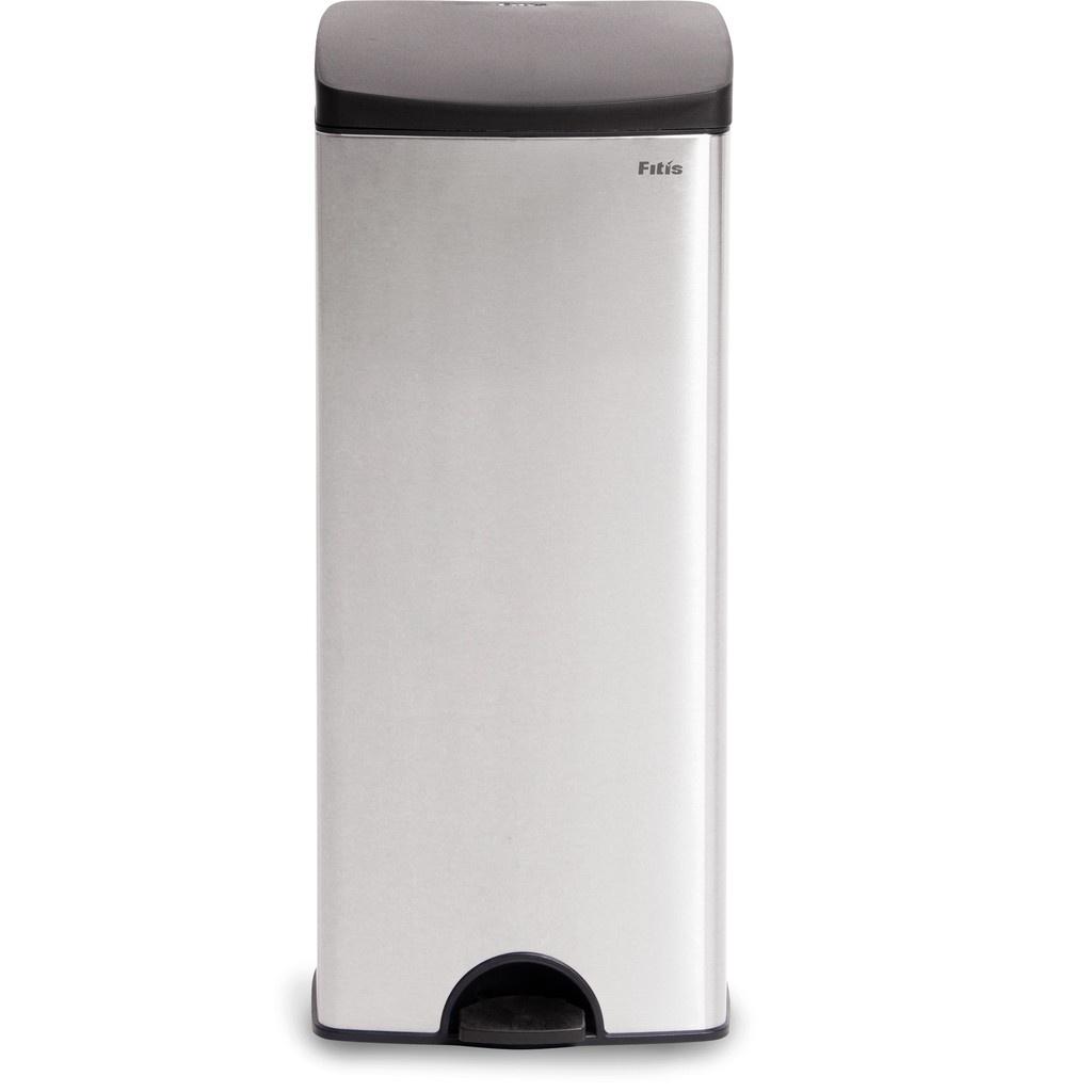 Thùng Rác Inox Đạp Vuông Lớn Inox SPL1-901