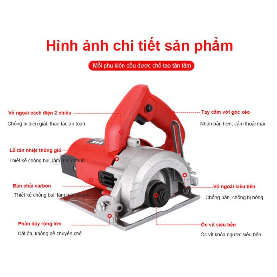 Máy cưa gỗ cầm tay, động cơ đồng chịu nhiệt công suất lớn 1900W