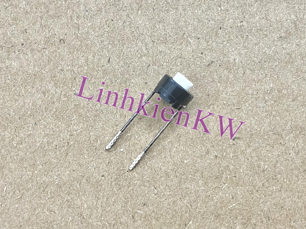 10 cái Nút tròn trắng 2 chân 6x6x5