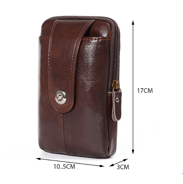 Bao Da Đeo Lưng dành cho Iphone 11 Classic Dáng Đứng Da Bò