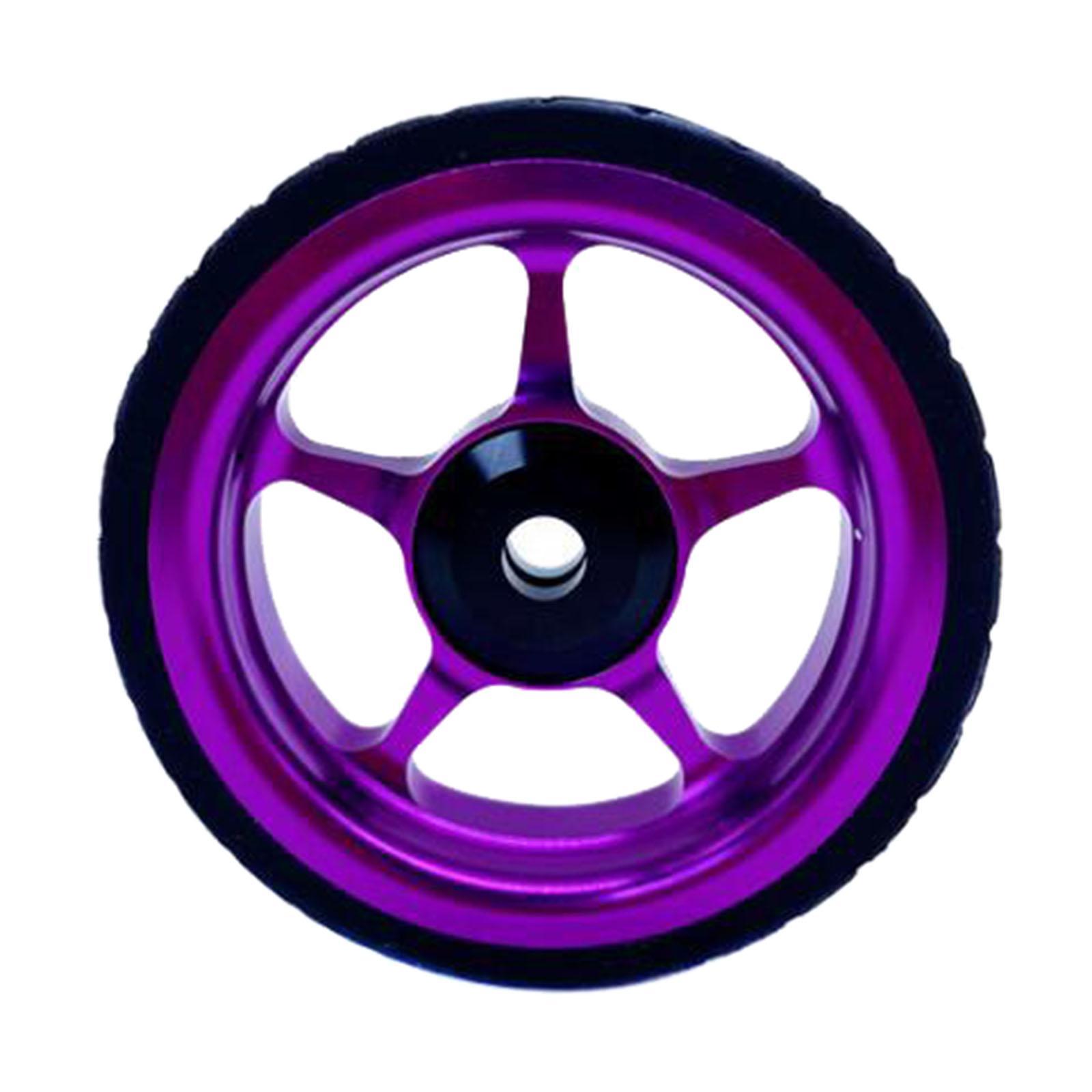 2-4pack Easy Wheel for Folding Bike EZ Wheels Wheel Easywheel Purple