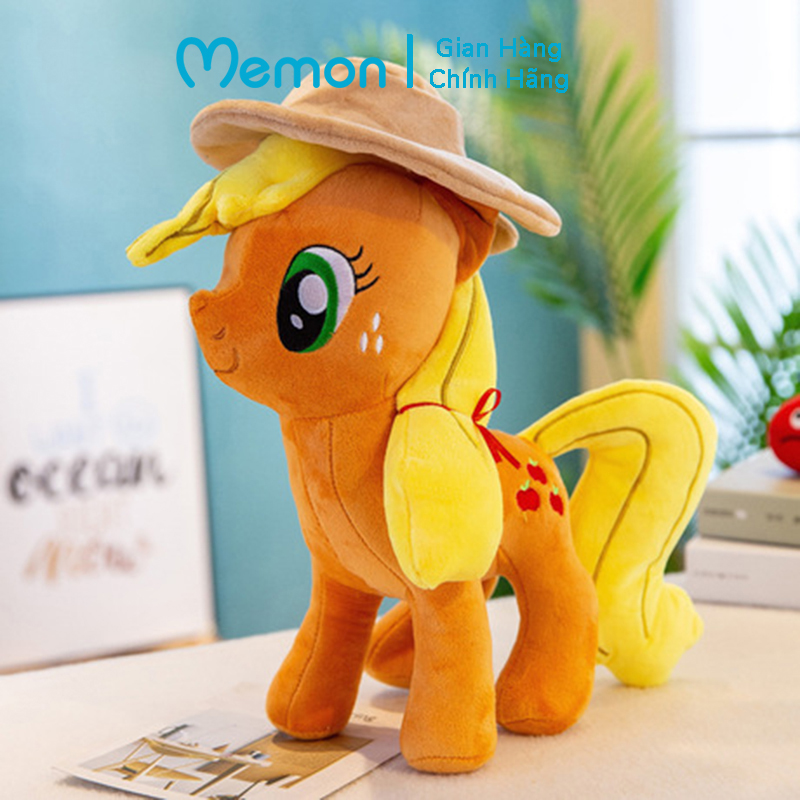 Gấu bông Ngựa Pony cao cấp - Hàng chính hãng Memon - Đồ chơi thú nhồi bông Ngựa Pony