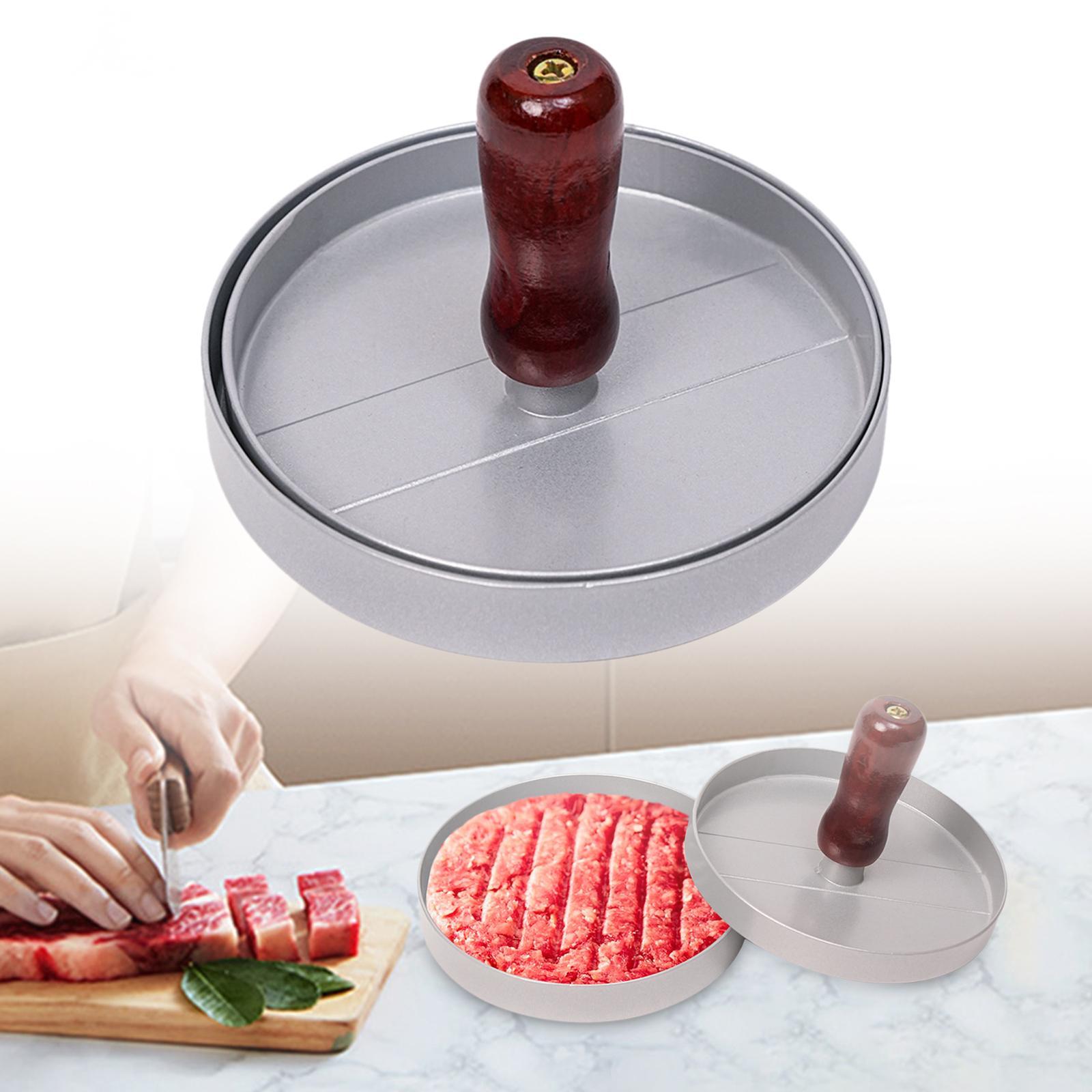 Burger Press, Hamburger Press Patty Maker, Kitchen Tool Nonstick Aluminum Alloy for Sandwich, Grill, Beef, Meat