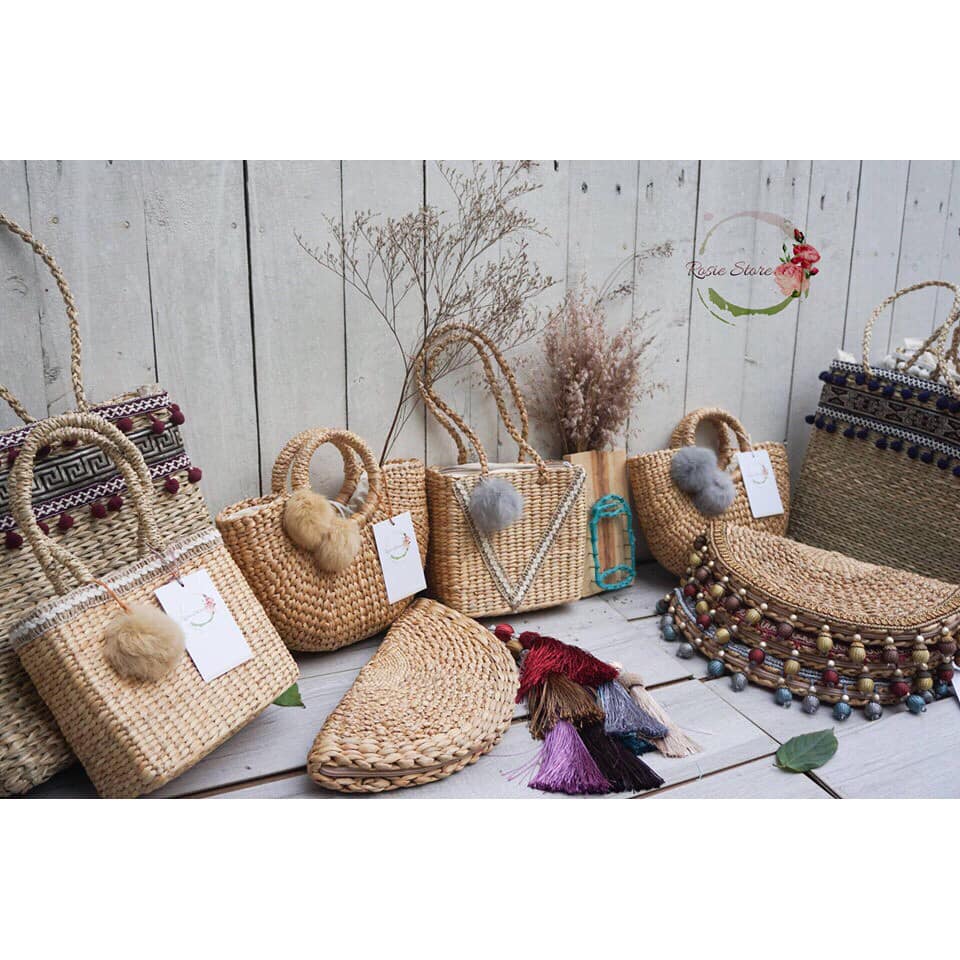 Túi Bầu cầm tay Vintage, cổ điển