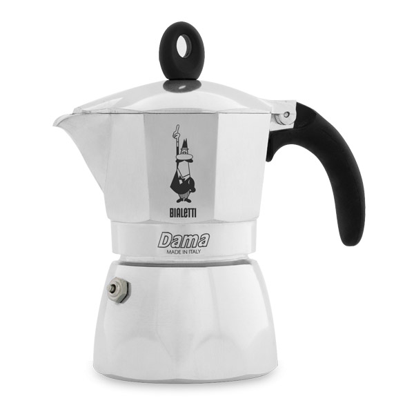 BÌNH PHA CÀ PHÊ BIALETTI DAMA ALUMINIUM 3CUP . Hàng chính hãng