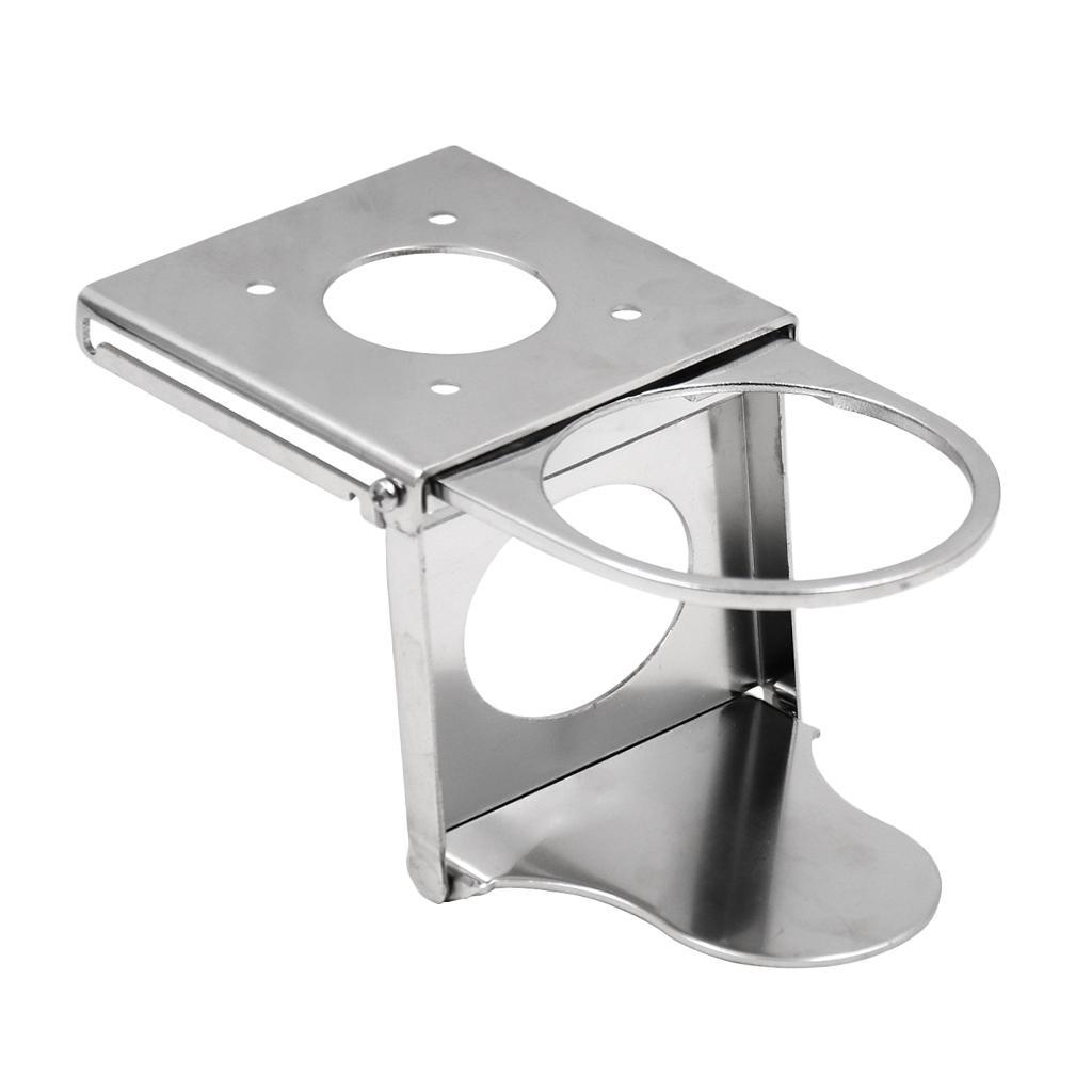 Stainless Folding Cup Drink Holder  Marine Boat Truck RV Yatch