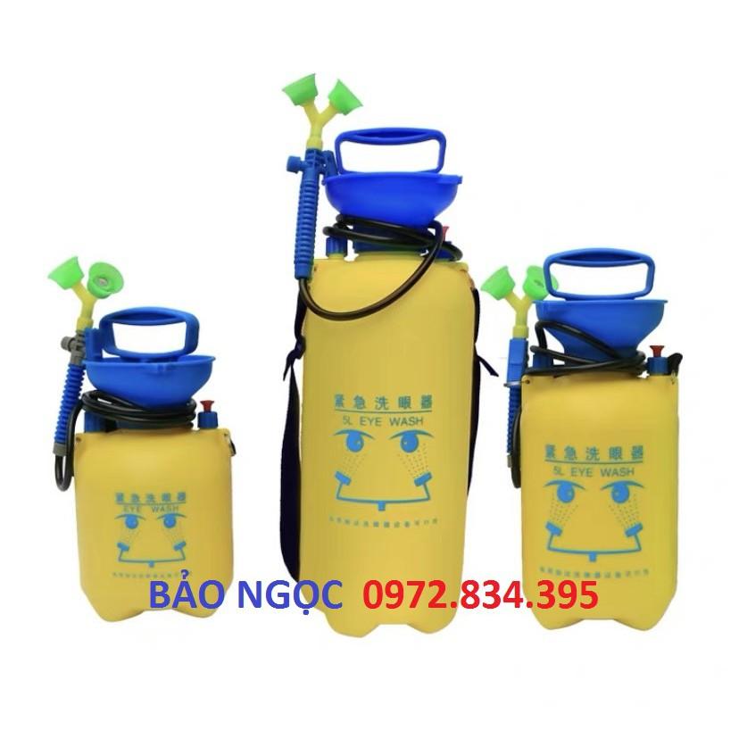 Bình Rửa Mắt Khẩn Cấp Di Động loại 8L-bình rửa mắt khẩn cấp loại 8 lít
