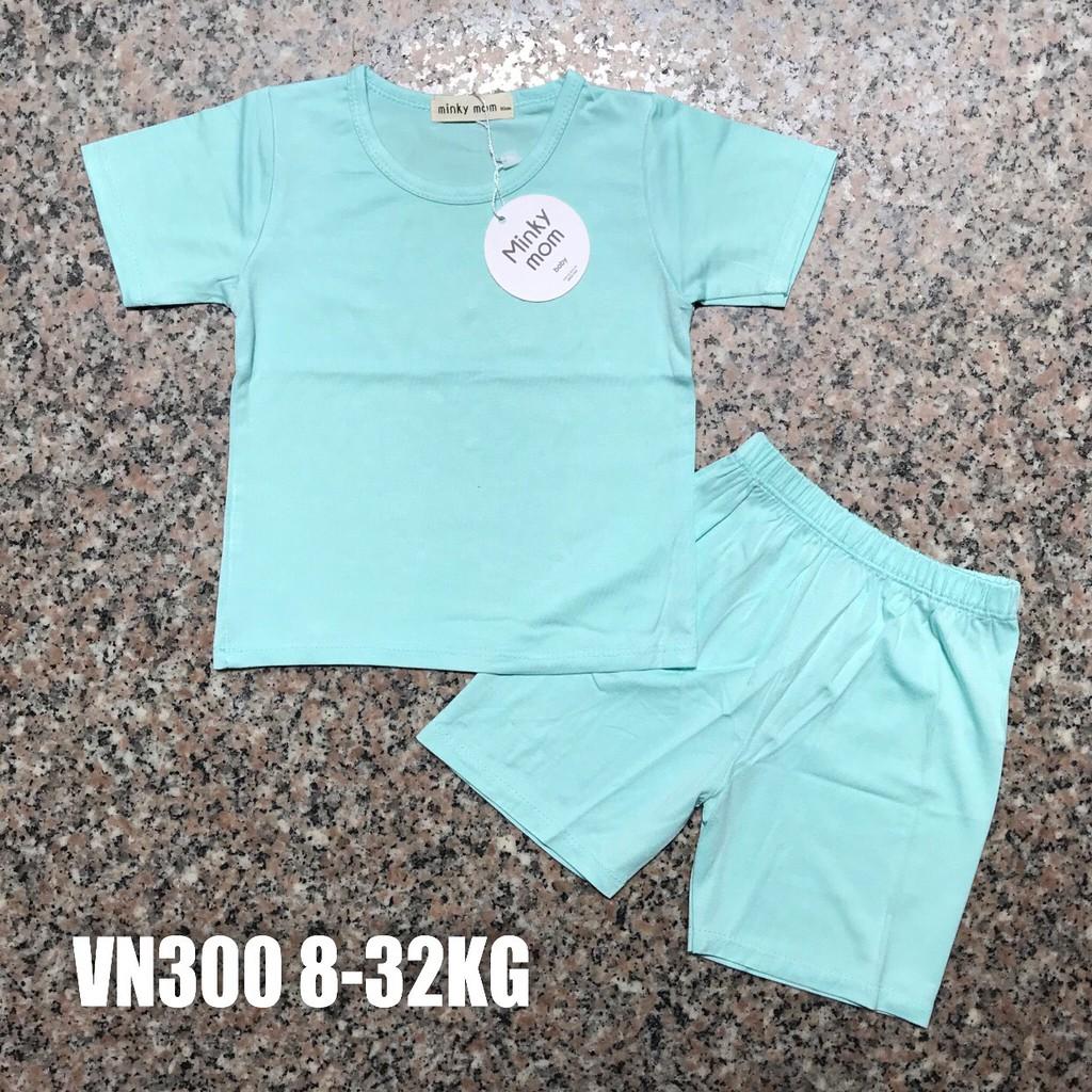 Bộ Minky Mom Cộc Tay, Ngắn Tay. Bộ Mimky Mom siêu mềm mịn mát cho bé trai bé gái, Size Từ 80-150(8-32KG)