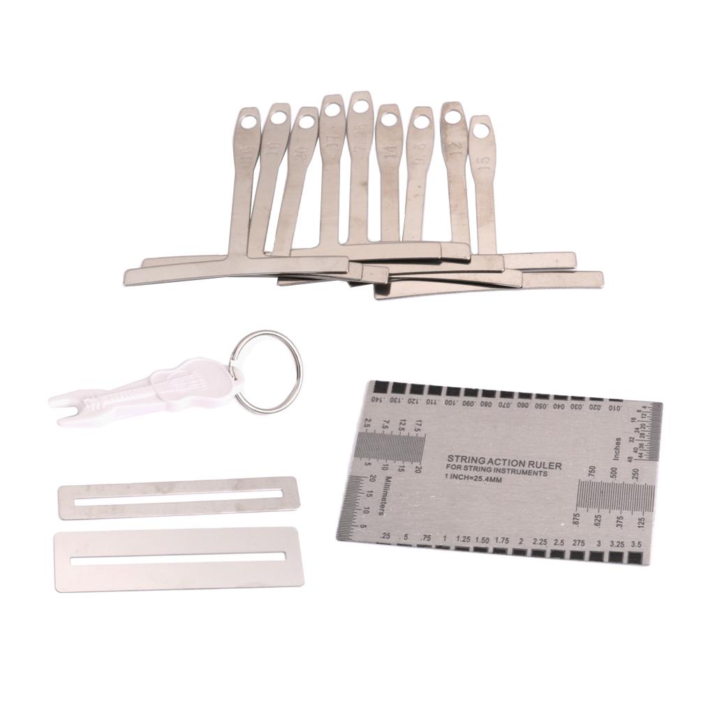 Sunnimix 9 Chiếc Understring Bán Kính Đồng Hồ Đo + Tặng Xâu Chuỗi Hành Động Ga Chun + 2 Chiếc Ván Trượt Ngón Tay Bảo Vệ