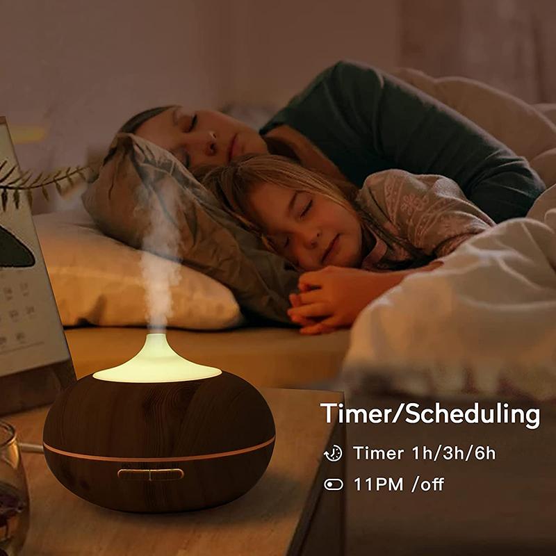 Mới Nhất 400ML Thơm Khuếch Tán Nồi Cơm Điện Từ Máy Tạo Độ Ẩm Không Khí Có Đèn LED Nhà Phòng Siêu Âm Thanh Mát Sương Tinh Máy Khuếch Tán Tinh Dầu