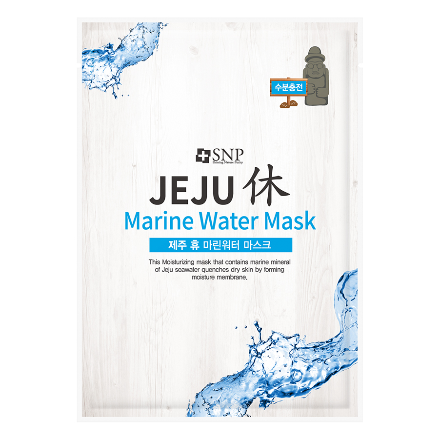 Bộ Mặt Nạ Dưỡng Ẩm Chuyên Sâu Năng Lượng Biển Jeju SNP Jeju Marine Water Mask (10 Miếng)