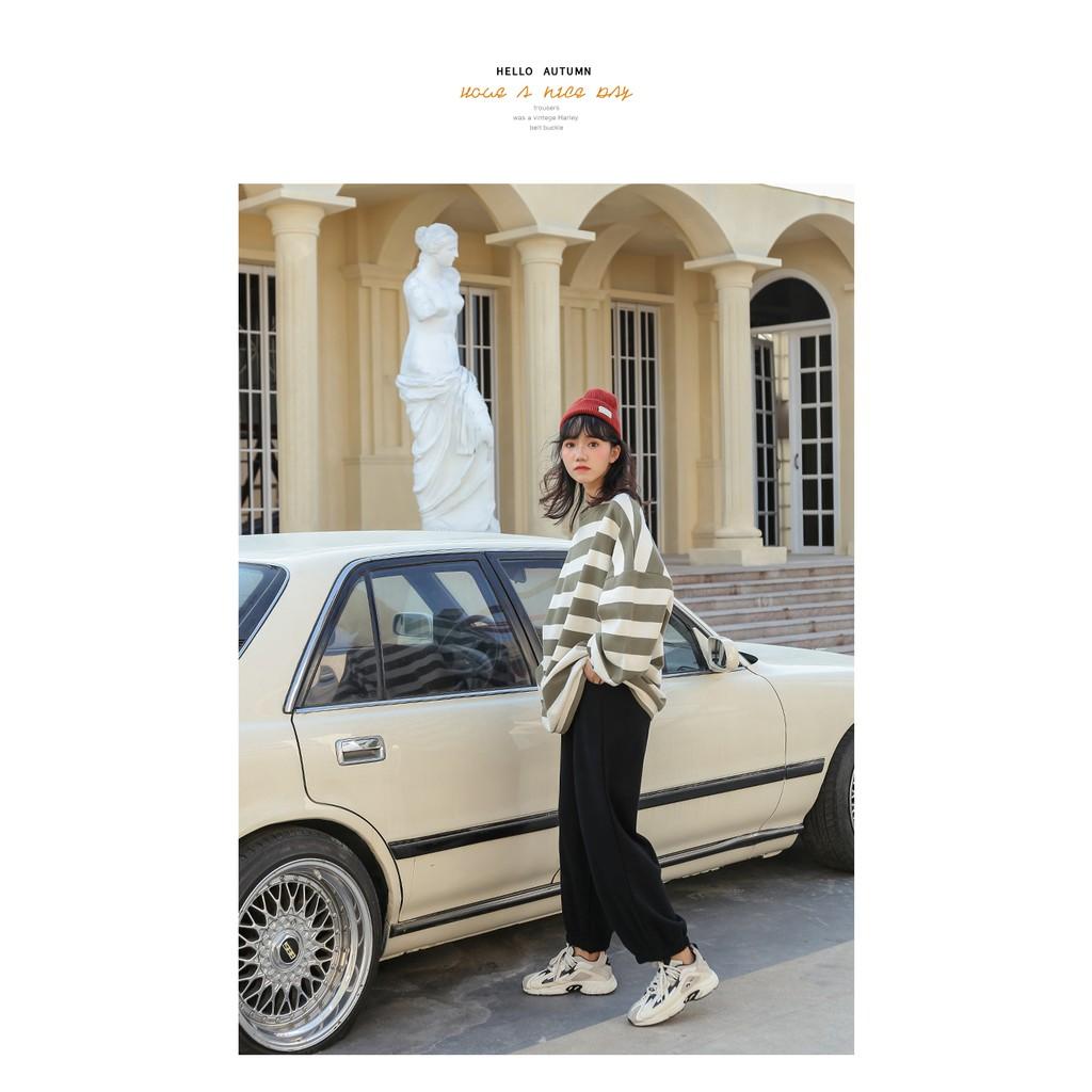 Quần Jogger Nữ Dài Ống Rộng Có Bo SIMPLE Ulzzang