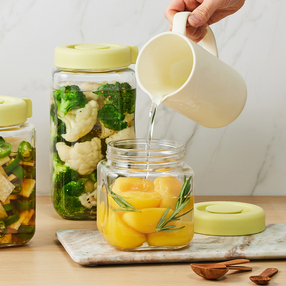 Hũ Đựng Thực Phẩm Bằng Thủy Tinh LocknLock Daily Breathing, Hàng Chính Hãng, Nắp Đậy Kín - JoyMall