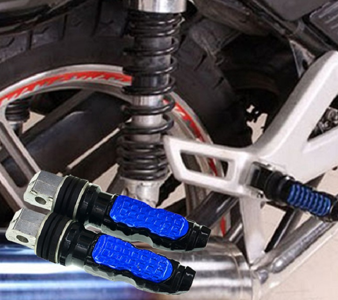 Bộ 2 cái pát gắn gác chân rider hợp kim dành cho các dòng xe honda, xe đạp, xe điện, mô tô, xe máy exciter, AB, SH, vision, lead,…phong cách_MB06-PGC