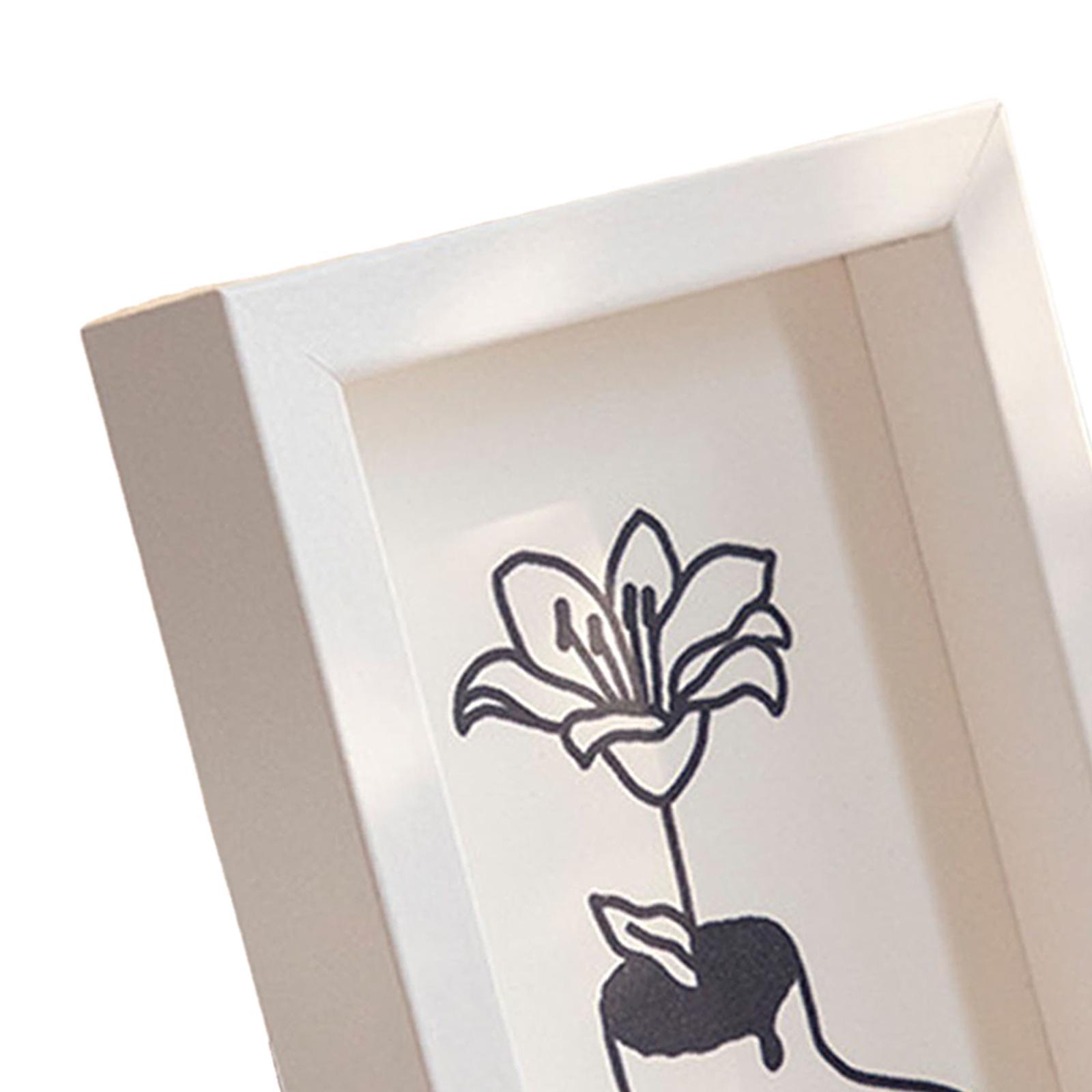 Modern Wooden Picture Frame Photo Holder Desktop and Wall Square Photo Frame