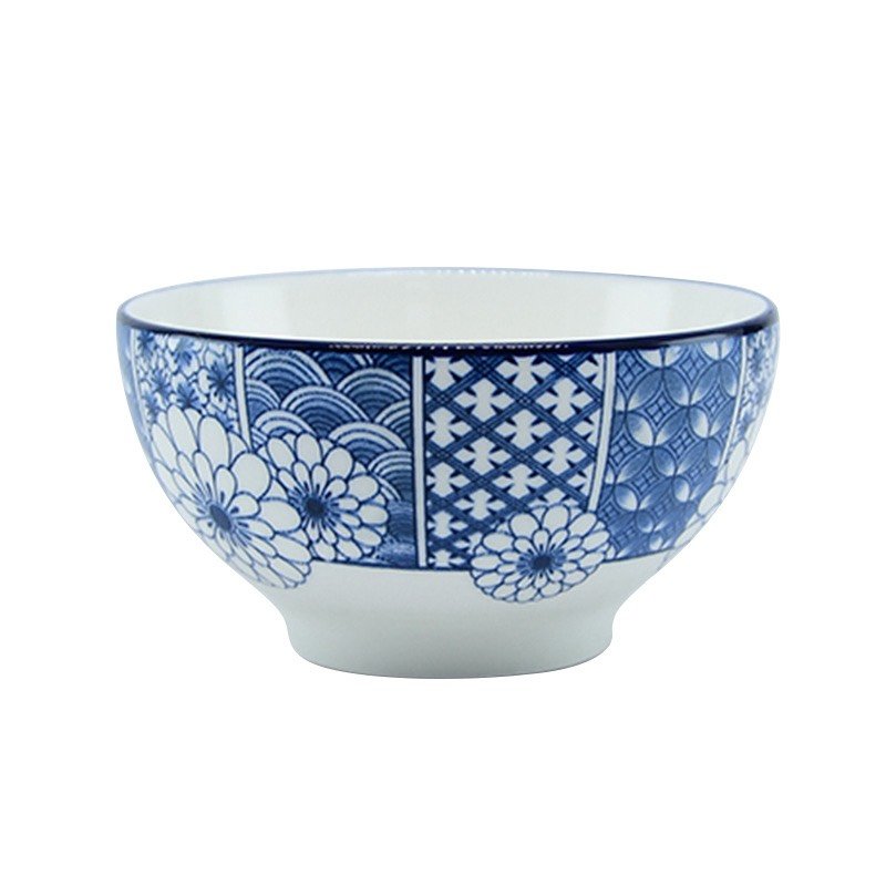 BỘ BÁT ĐĨA GỐM SỨ HỌA TIẾT HOA CÚC XANH DƯƠNG CAO CẤP, BÁT ĐĨA GỐM SỨ CHO MỌI GIA ĐÌNH, NHÀ HÀNG, KHÁCH SẠN, QUÁN ĂN,.....