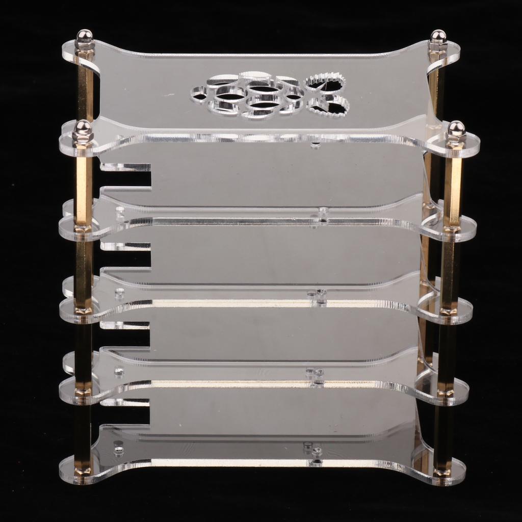 Acrylic Clear Case 4 Layer Enclosure for Pi 3 B+ / Pi 2