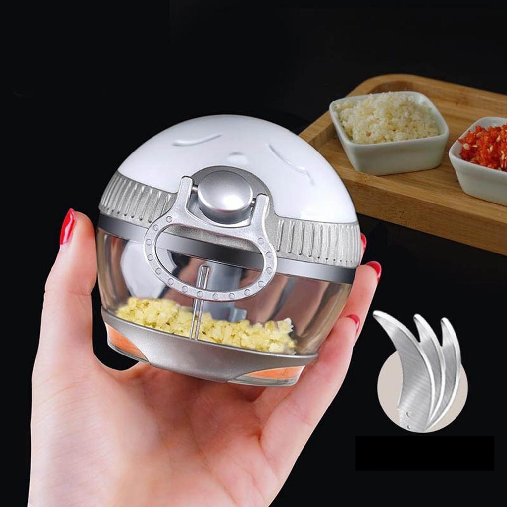 Multifunction Manual Garlic Masher Food Processor for Nuts Chili Mincer