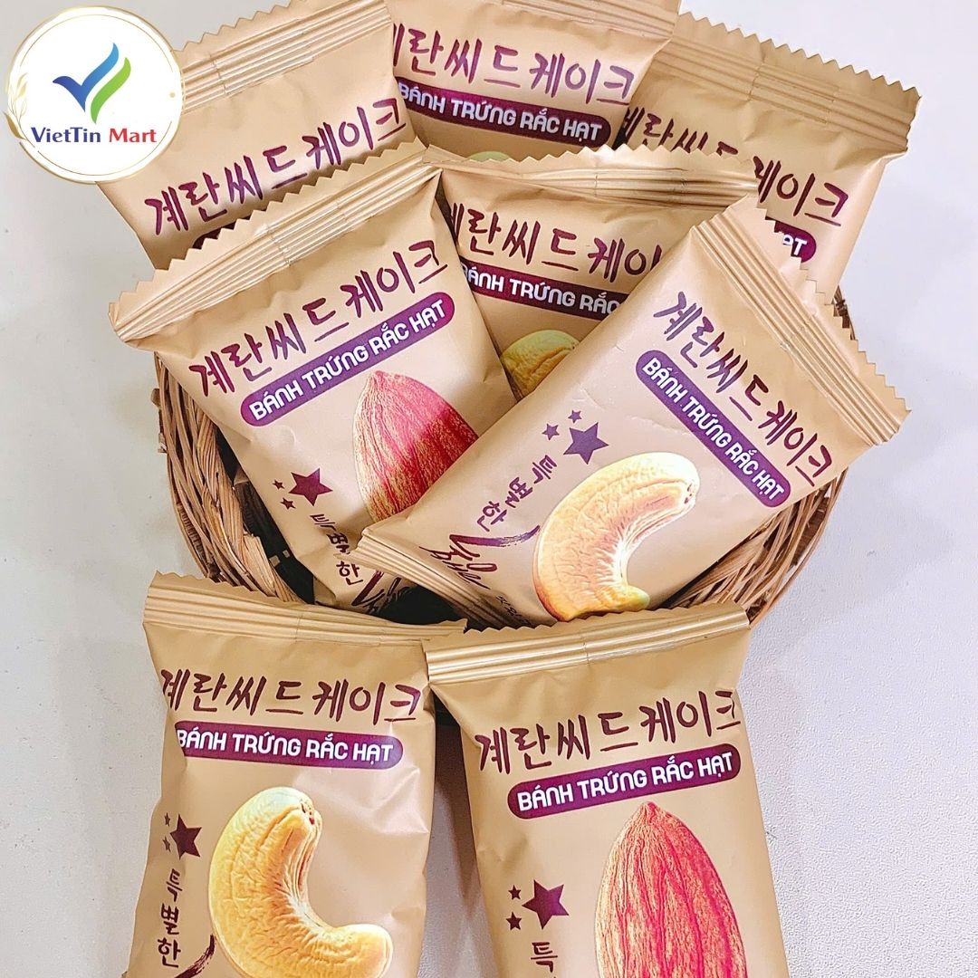 Bánh Quy Hạt Điều Mix Hạnh Nhân Hàn Quốc