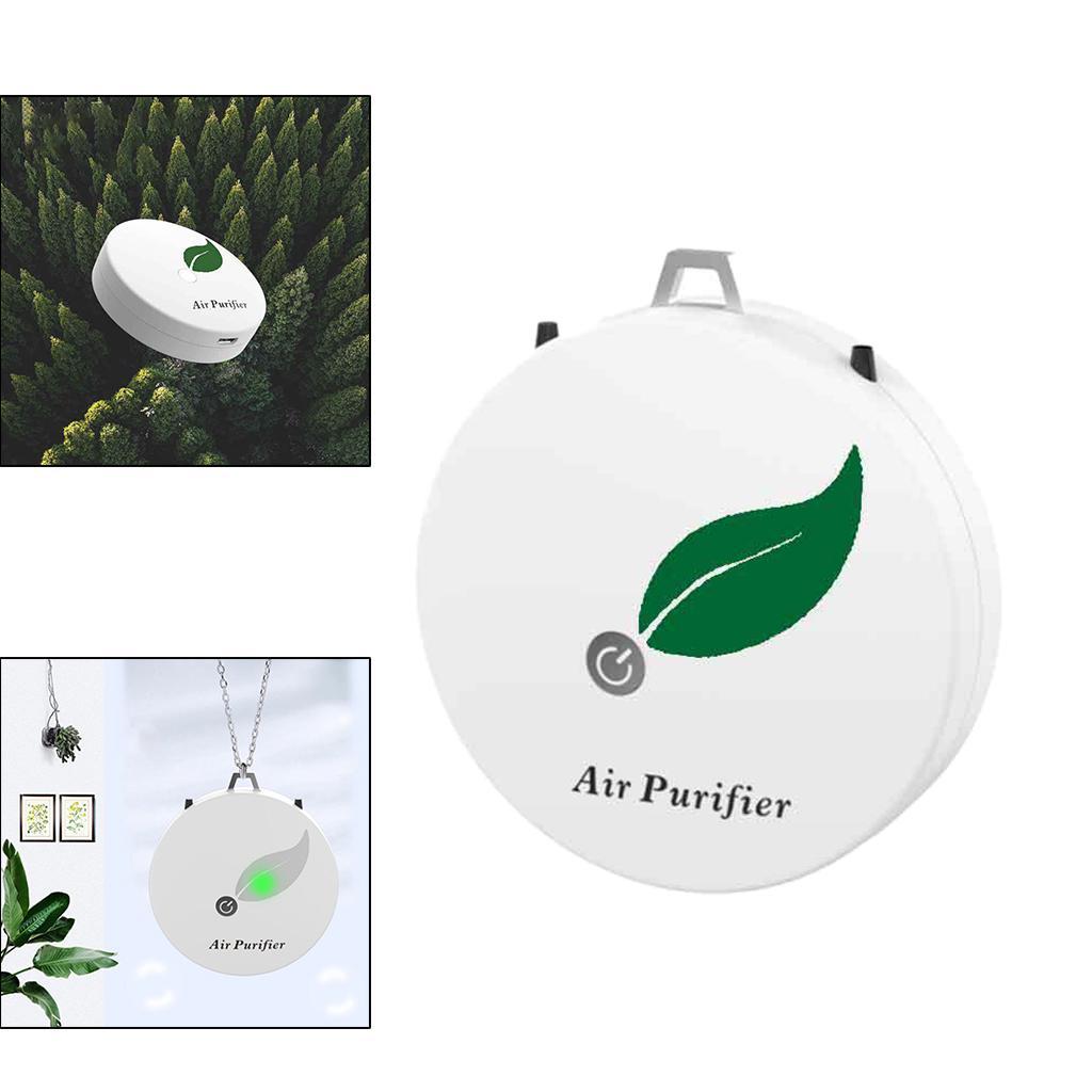 Portable Wearable Necklace Air Purifier Negative Ion Generator
