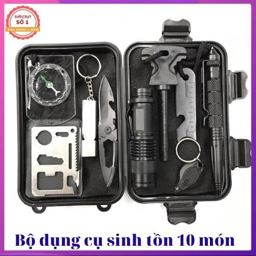 Hộp Sinh Tồn SOS Cao Cấp – 10 Món Phụ kiện Phượt Thủ Chuyên Nghiệp Tiện Lợi Phong Cách Khi Gặp Nguy Hiểm Dụng Cụ Đa Năng