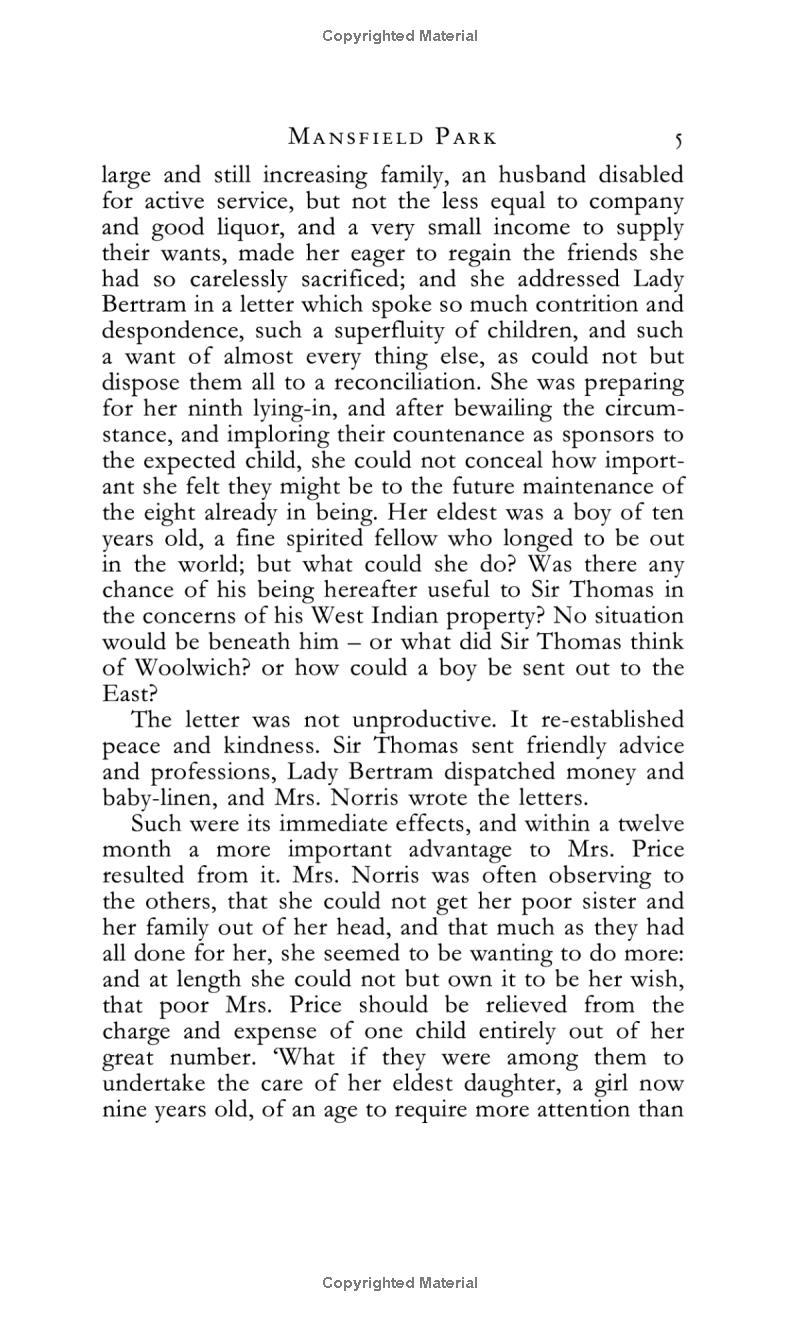 Sách ngoại văn: Mansfield Park - Introduction by Peter Conrad - Everyman's Library Classics Series