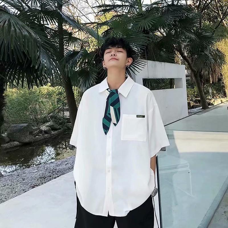 Áo sơ mi ngắn tay thời trang cho nam