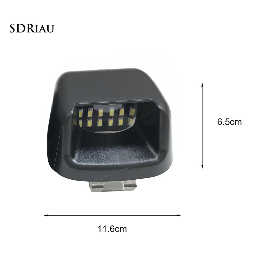 2 Đèn Led Dc12-24V 6500k Cho Biển Số Xe Hơi Nissan