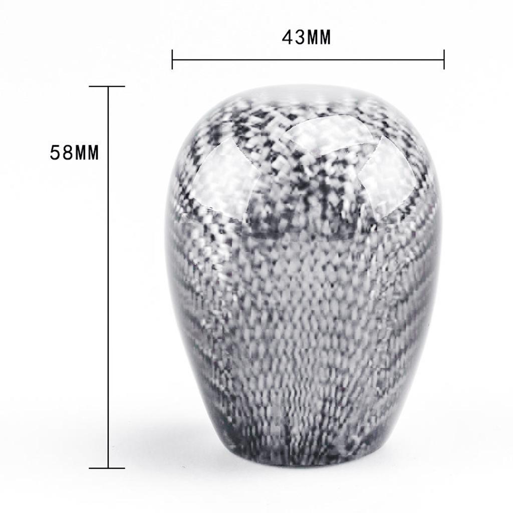 Unversal Car Manual Round Gear Shift Knob Ball Head Stick Shifter Black