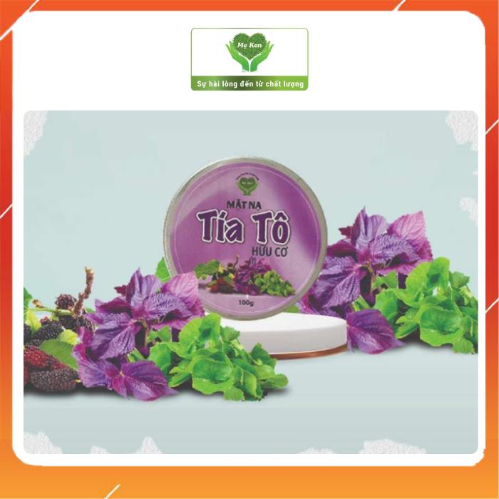 Mặt Nạ Tía Tô Hữu Cơ Mẹ Ken 100 Gram