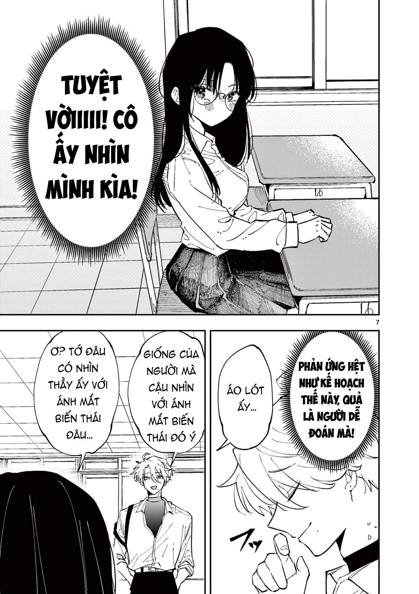 cậu bạn bàn bên cứ nhìn tôi bằng ánh mắt đó - tonari no seki no yatsu ga souiu me de mitekuru chapter 3 7