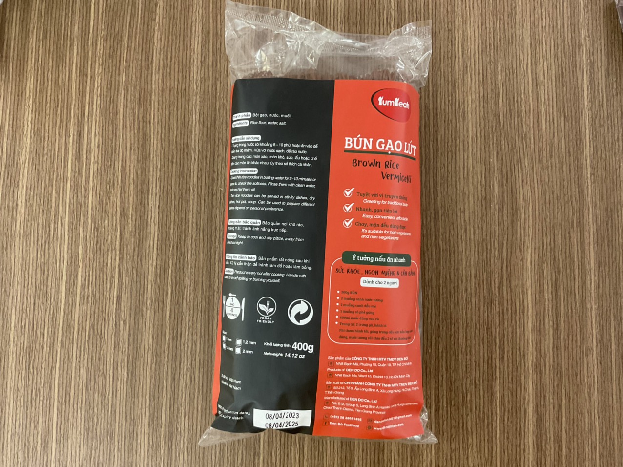 BÚN CUỘN GẠO LỨT 400g