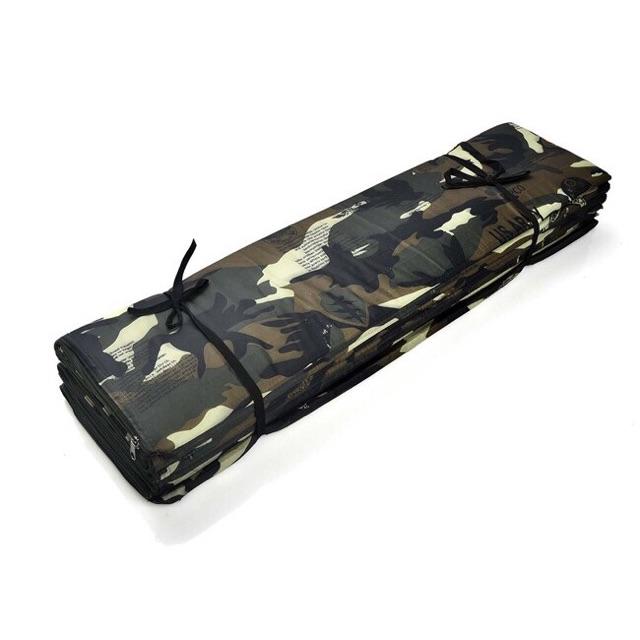 Nệm gấp mỏng, nhẹ, đa tiện dụng cá nhân 0,75m x 2m _ Nệm ngủ văn phòng, du lịch, picnic, nệm lính rằn ri